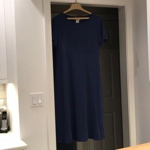 Maxi blue dress